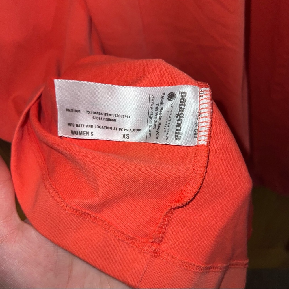 Patagonia Vitaliti Coral Built-in Bra Dress XS - Picture 6 of 12